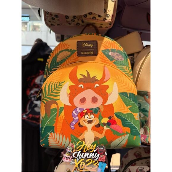 Loungefly Disney The Lion King Timon & Pumbaa Mini Backpack - Picture 1 of 2